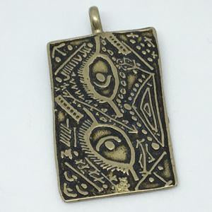 TU4-W  White Bronze Turkey 40.7x20.7 mm