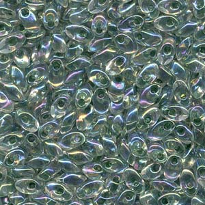 M-2148-LMA Olive Green Lined Crystal AB