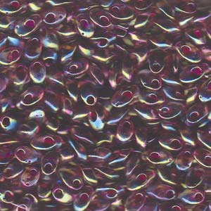 M-2170-LMA Fuchsia Lined Smoky Amethyst AB