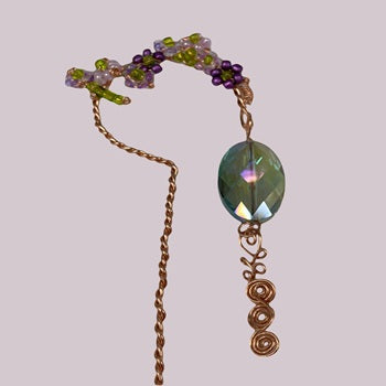 06-20-26 Copper Wire Garden Stakes Twist wire and add your variety of beads to create fun stakes for pot or garden. Donna 11:00-1:00pm