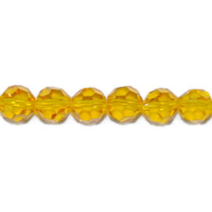 CRY-6R5 6mm - 32 cut Yellow Gold