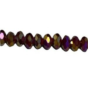 CRY-6R61AB 6mm - 32 cut Ruby Jade AB