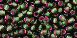 T-2204-8R Inside Sil/Lin Frost Olivine/Pink Lined