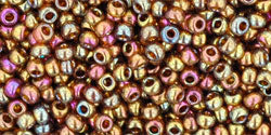 T-459-11R Gold Lustered Dark Topaz