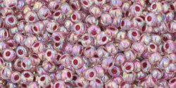 T-771-11R Rbw Crys/Strawberry Lined