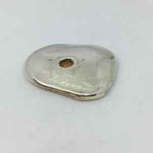 CA-MC-AK8-S Medium Lumpy Bead 22x5mm Silver