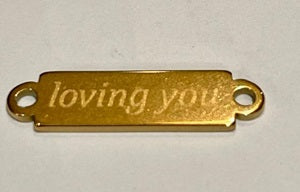 CA-CB-A007SSG Loving You Stainless Steel Gold