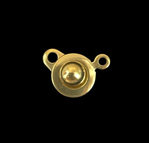 Snap Button Clasp Connector Stainless Steel Gold