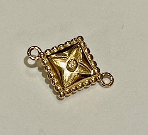 CA-CB-A026-4SSG Diamond Shape Stainless Steel Gold