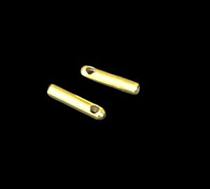 .9mm Cord End Cap W/Loop Stainless Steel Gold