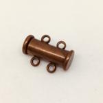 2 Loop Slide Mag Clasp Antique Brass