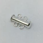 2 Loop Slide Mag Clasp Silver