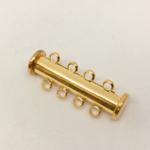 4 Loop Slide Clasp Gold (EPG)