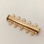 5 Loop Slide Clasp Copper