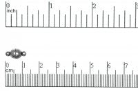 6mm Rd Mag Clasp Antique Silver