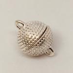 12mm Rd Mag Clasp Silver