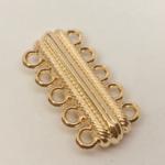 5 Strand Mag Clasp Gold (EPG)