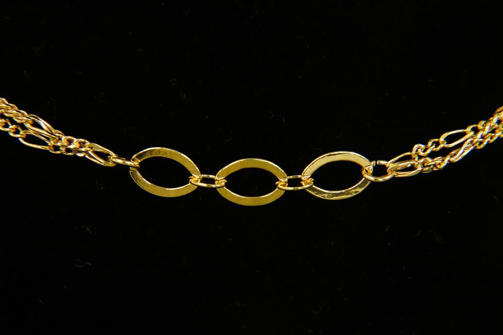 CH-CC-CH-60G 9x6mm Alt Long/Short Curb Chain