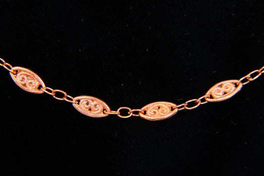 CH-CC-CH-6C 7x4mm Filigree Links