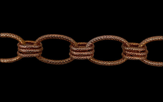 CH-CC-CH-811C 19x12mm Textured Link