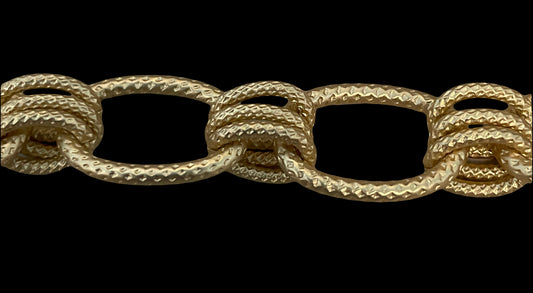 CH-CC-CH-811SG 19x12mm Textured Link
