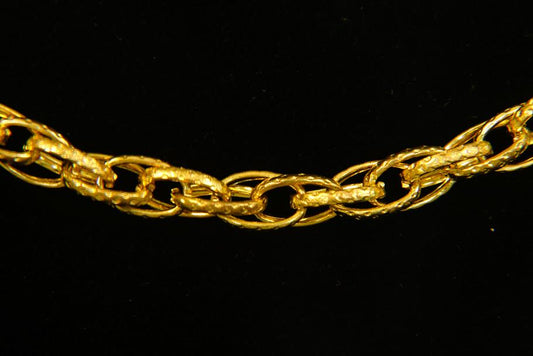 CH-CC-CH-816G 10mm x 6.2mm Double Hammered Ovals