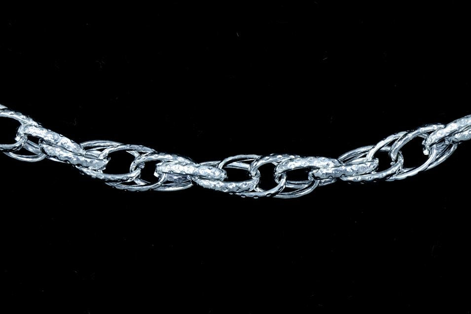 CH-CC-CH-816SI 10mm x 6.2mm Double Hammered Ovals