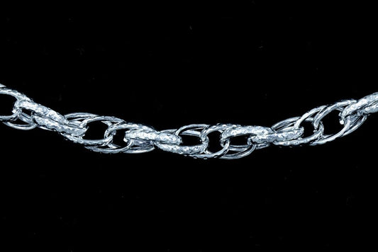 CH-CC-CH-816SI 10mm x 6.2mm Double Hammered Ovals