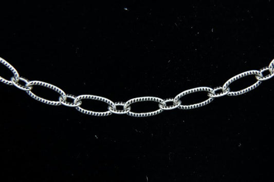 CH-CC-CH-820AS 3mm Textured Oval Chain