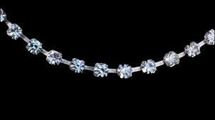 CH-CC-CH-849SI 4mm Crys Rhinestone Silver