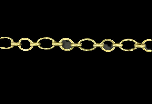 CH-CC-CH-860AB 11x7.5mm Textured/Plain Link