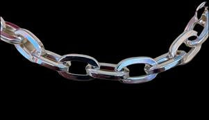 CH-CC-CH-938SI AL Oval 20x12mm Links