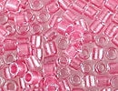 M-902-8DBL Sparkling Rose Lined Crystal