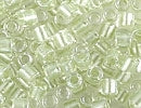 M-903-8DBL Sparkling Peridot Lined Crystal