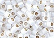 M-221-15DBS Gilt Lined White