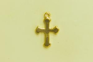 CA-CB-K127G 17x12 Cross Charm Gold