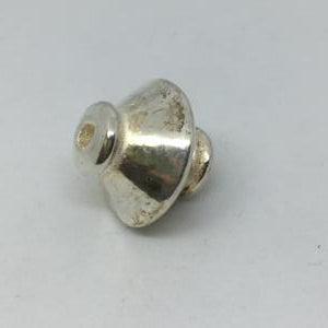 CA-MC-K3-S Ridged Top 20x17mm Silver