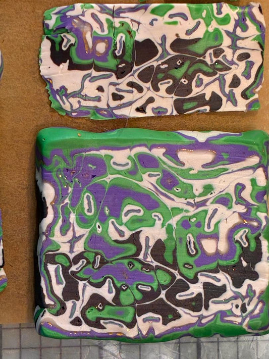 04-19-26 Polymer - Mokume Gane Make beads for necklaces and bracelets with the mokume gane technique. Wendy 1:00-3:30pm