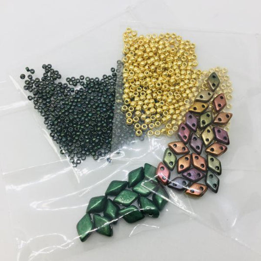 Kit-MORPHEUS1 Morpheus Beaded Bead Gold/Green/Multi