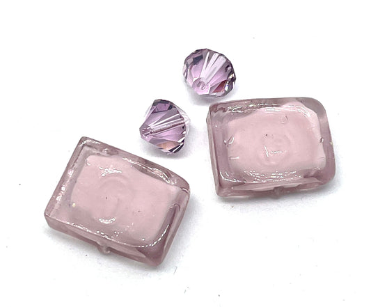 Kit-MURANO10 Murano Earrings Mauve