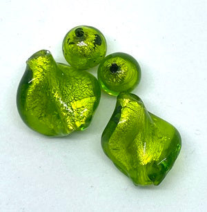 Kit-MURANO12 Murano Earrings Lime