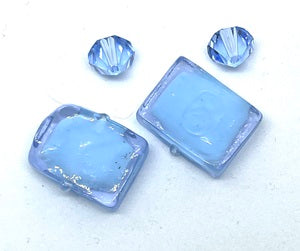 Kit-MURANO3 Murano Earrings Light Blue