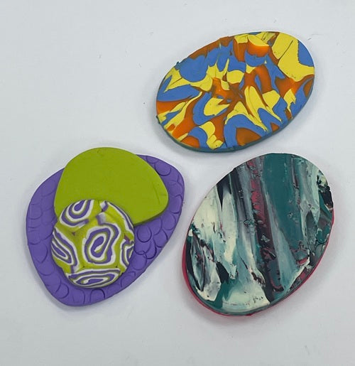 09-26-26 Polymer Clay Cabochons We're making cabachons. Wendy will bring some clay. Wendy 1:00-3:30pm