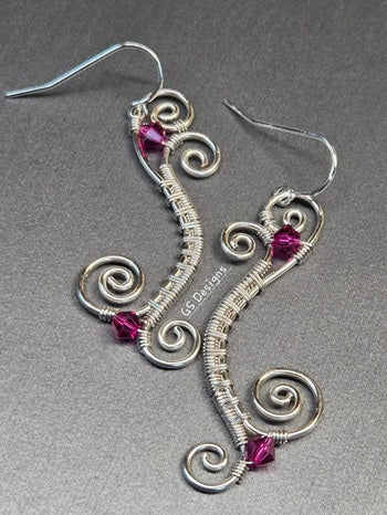 07-16-25 Sea Horse Earrings Intermediate - wire weaving - cost includes kit. Gina 12:00-3:00pm