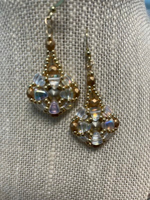 04-13-24 Sophisticated Earrings Bead a pair of earrings to match a favorite outfit with either crystal or pearls. Jean 1-4pm