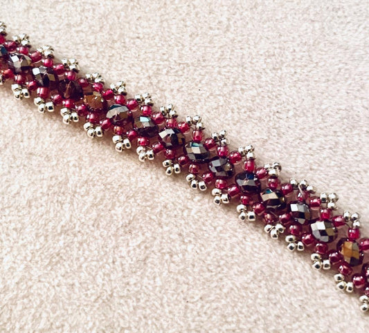 02-21-26 Crystal Necklace Just love this 2x1 crystal necklace with edging. Christy 11:00-1:00pm