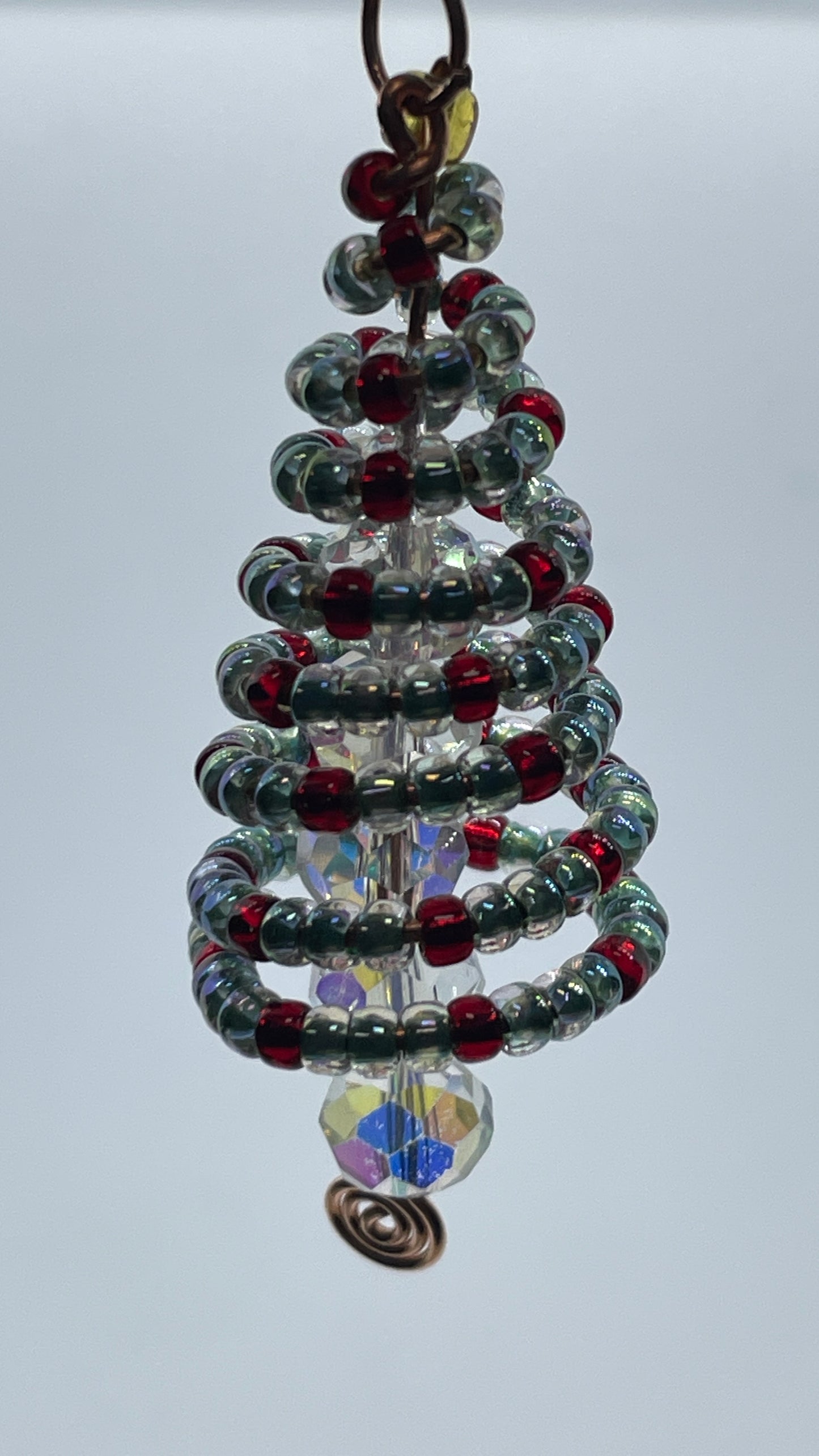 09-27-26 Christmas Tree A cute penddant, bag charm or tree ornament. Donna 10:30-12:30pm