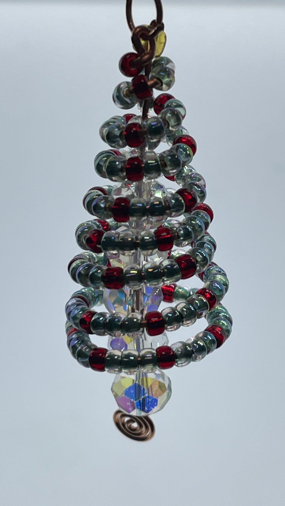 09-27-26 Christmas Tree A cute penddant, bag charm or tree ornament. Donna 1:00-3:00pm