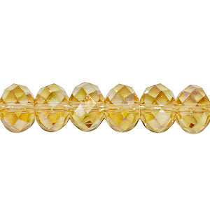 CRY-2RL3 2x2x1.5 Roundels Gold Champagne