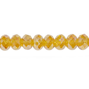 CRY-2RL5AB 2x2x1.5 Roundels Yellow Gold AB